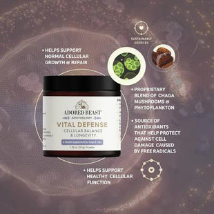 Adored Beast Vital Defense Cellular Balance & Longevity