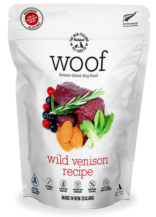 The New Zealand Natural Pet Food Co WOOF Freeze Dried Raw Dog Food
