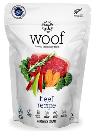 The New Zealand Natural Pet Food Co WOOF Freeze Dried Raw Dog Food