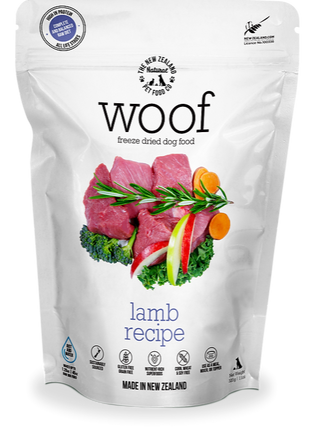 The New Zealand Natural Pet Food Co WOOF Freeze Dried Raw Dog Food