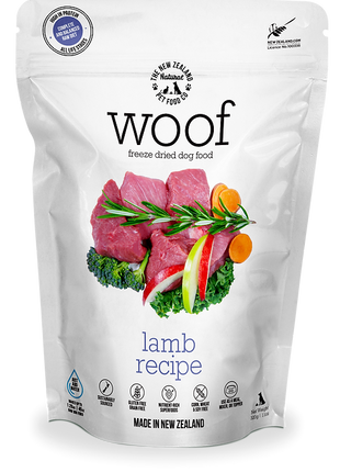 The New Zealand Natural Pet Food Co WOOF Freeze Dried Raw Dog Food