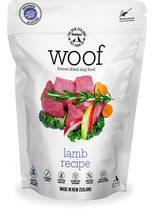 The New Zealand Natural Pet Food Co WOOF Freeze Dried Raw Dog Food