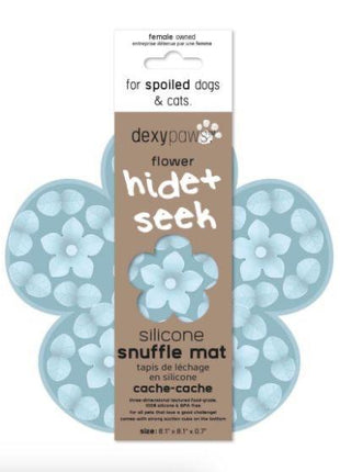 DexyPaws Hide + Seek Silicone Slow Feeder & Snuffle Mat