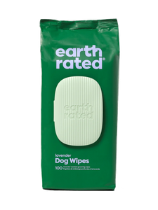 Earth Rated Plant-Based Dog Grooming Wipes 100ct