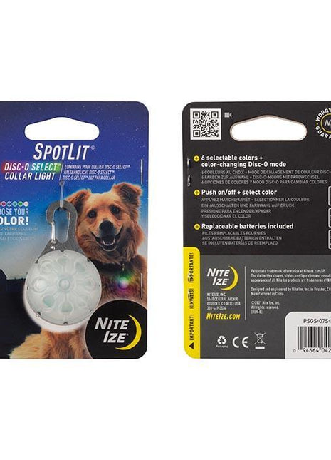 NiteIze SpotLit Disc-O Select Collar Light
