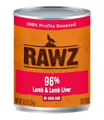 Rawz DOG Lamb & Lamb Liver CAN 12oz