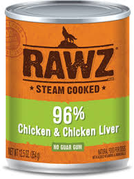 Rawz DOG Chicken & Chicken Liver CAN 12oz