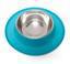 Messy Mutts Silicone Feeder with Stainless Bowl Medium