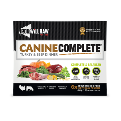 Iron Will Raw Canine Complete Raw Food for Dogs