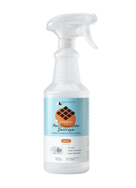 kin+kind Pee+Stain+Odor Destroyer (Multi-Surface) - Citrus 32oz