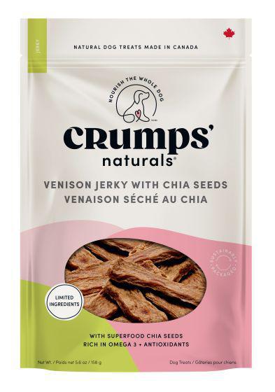 Crumps Naturals Venison Jerky With Chia Seeds