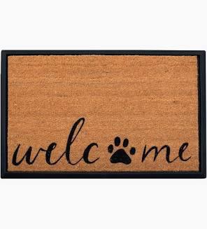 4 Cats & Dogs Welcome + Paw Mat