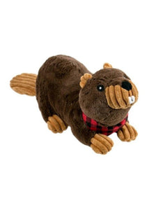 Tall Tails Sensory Play Plush Flannel Crunch Beaver