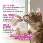 RAWZ Freeze-dried Cat Treats with Goat's Milk & Green Mussels