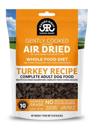 Raised Right Air Dried Whole Food Diet for Dogs