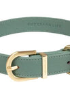 Myrtle Green / Vegan Leather Collar / Large