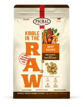 Primal Kibble In The Raw - Beef Recipe Dog