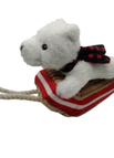 Plush Polar Bear with Sled