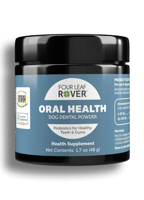 Four Leaf Rover Oral Health Dog Dental Powder