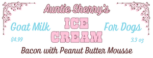 Auntie Sherry's Homemade Goat Milk Ice Cream for Dogs