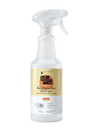 kin+kind Pee+Stain+Odor Destroyer (Hardwood+Floor) - Citrus 32oz