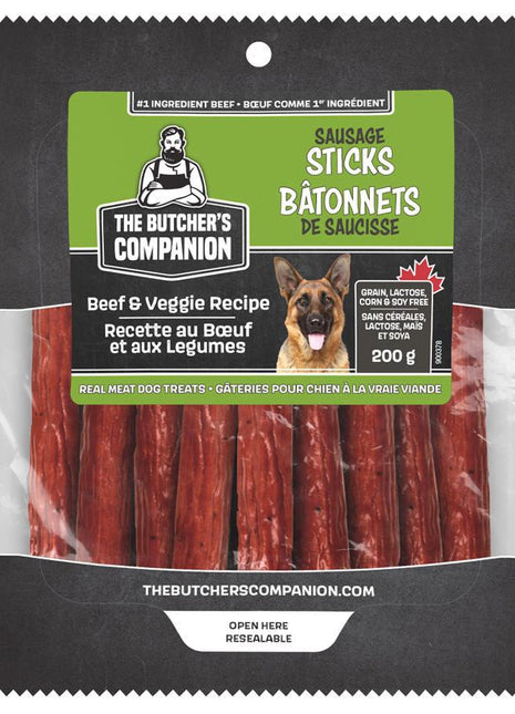 The Butcher's Companion Real Meat Sausage Dog Treats
