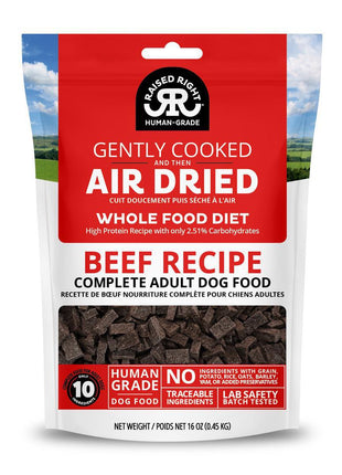 Raised Right Air Dried Whole Food Diet for Dogs