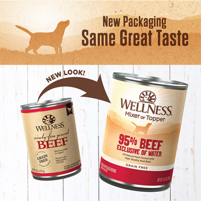 Wellness 95% Beef Grain Free 13.2 oz Can