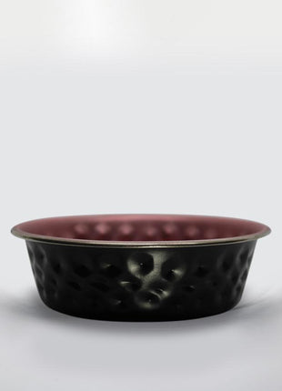 Baxter & Bella Hammered Dog Bowl