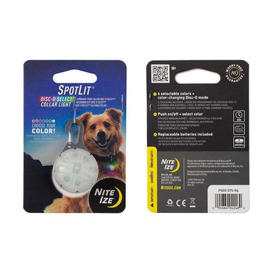 NiteIze SpotLit Disc-O Select Collar Light