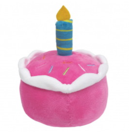 FFD Plush Birthday Cake Pink