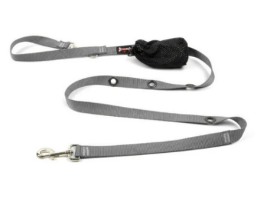 Smoochy Poochy Leash Charcoal