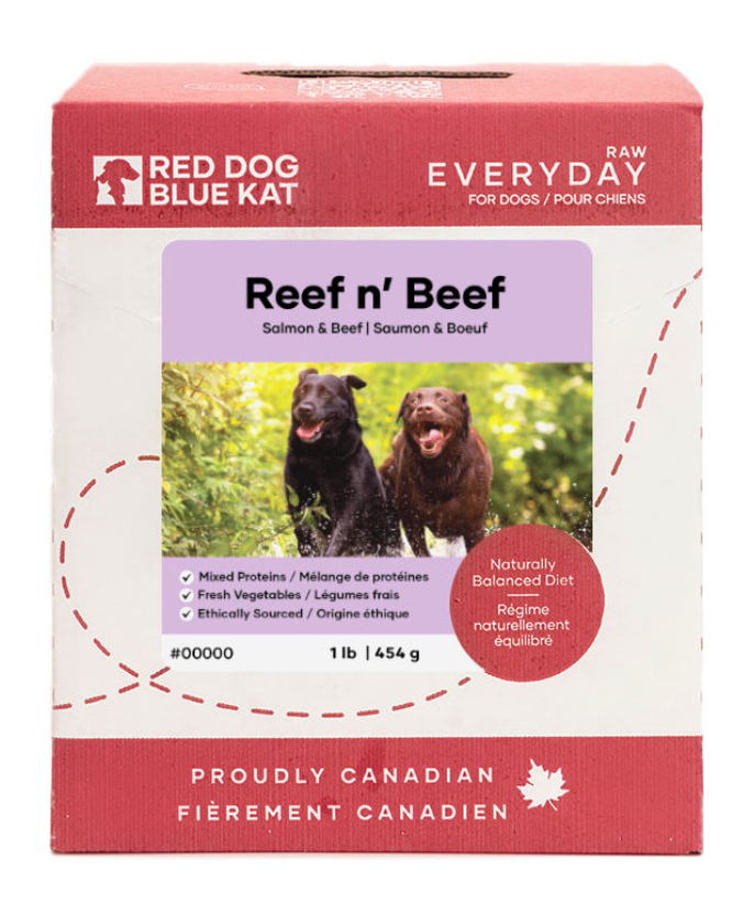 The blue online dog raw