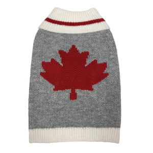 FouFou Dog Maple Leaf Knit Sweater