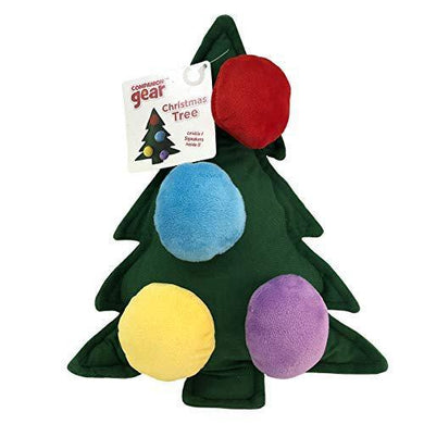 Companion Gear Christmas Tree with Removable Ornaments Dog Toy