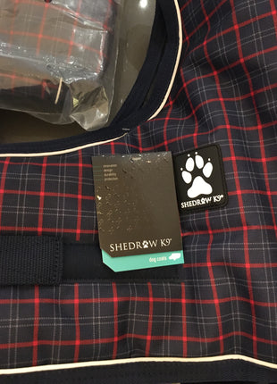 Shedrow K9 Glacier Navy Tartan XL