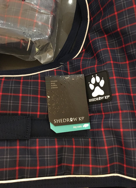 Shedrow K9 Glacier Navy Tartan XL
