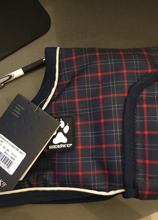 Shedrow K9 Glacier Navy Tartan MS