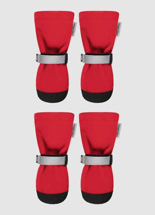 Canada Pooch Soft Shield Dog Boots Red (Set of 4)