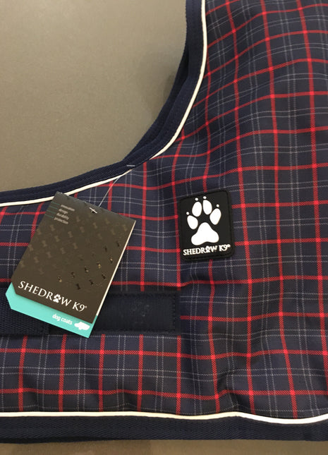 Shedrow K9 Glacier Navy Tartan XXXL