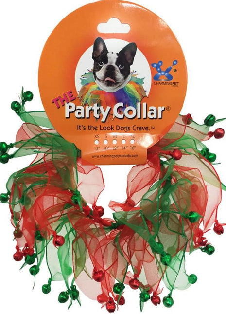 Holiday Jingle Bells Party Collar M