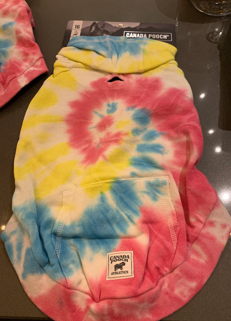 Canada Pooch No Authority Hoodie Tie Dye 16