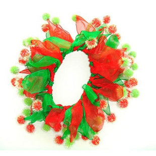 Holiday Pom Pom Party Collar M