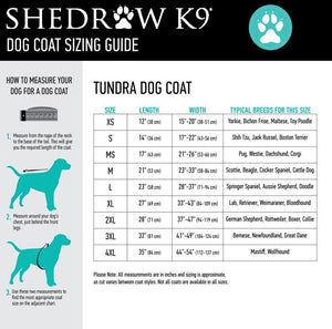 Shedrow K9 Tundra Coat Dream Blue