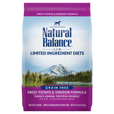 Natural Balance Sweet Potato & Venison 4 lb