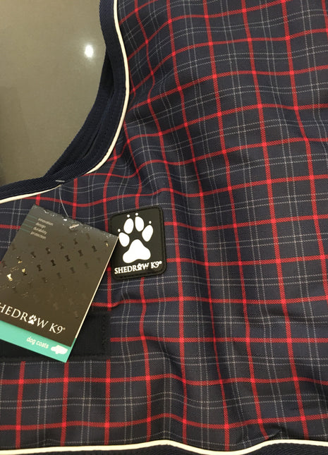 Shedrow K9 Glacier Navy Tartan L