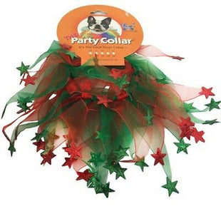 Holiday Stars Party Collar XS