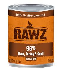 Rawz DOG Turkey, Quail & Duck CAN 12oz