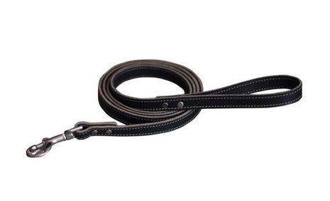 Shedrow K9 Richmond Top Stitch Leather Leash 5ft
