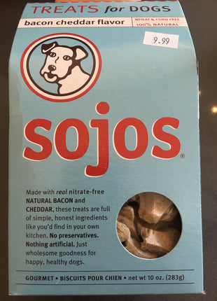 Sojos TREATS Bacon Cheddar 10 oz